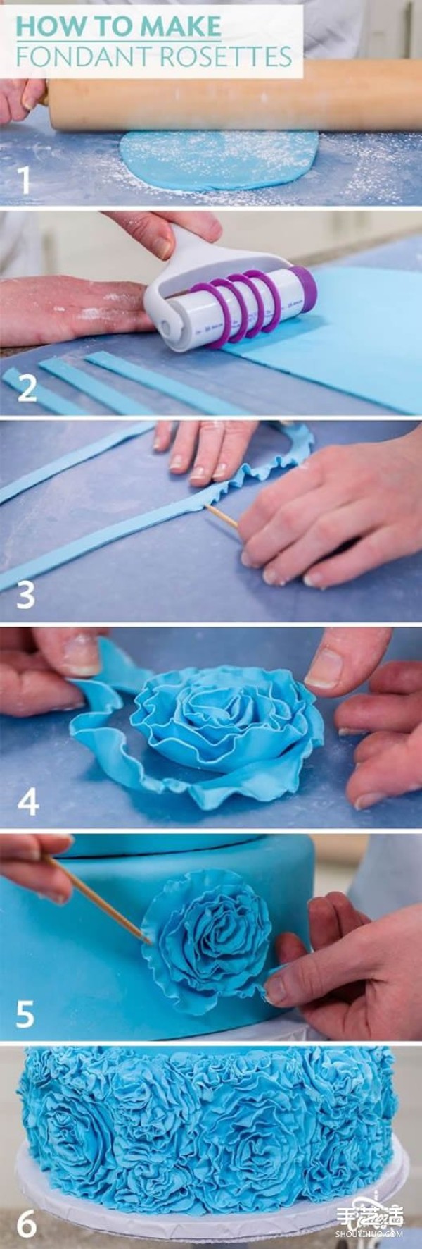 How to decorate flowers and decorate flowers, nine types of cake decoration basic tutorial illustrations