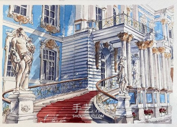 Exquisite watercolor captures the magic of strolling through Europes ancient cities