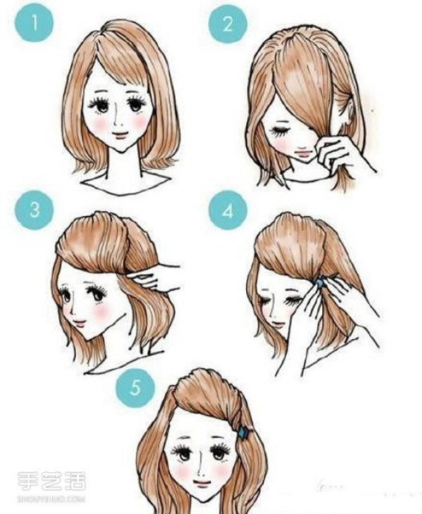 9 easy ways to tie your hair, learn an illustrated tutorial on how to tie your hair