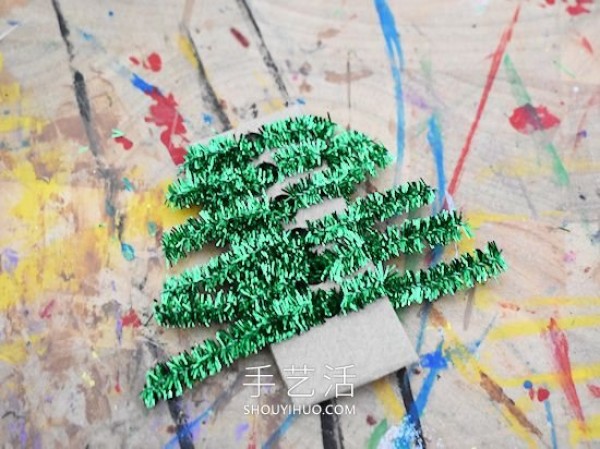 Tutorial on how to make a Christmas tree with twisted sticks