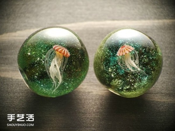 The dragonfly jade works of Japanese craftsmen create an independent glass world