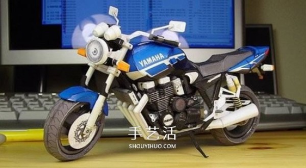 YAMAHA XJR1300 Classic Motorcycle Paper Model Award