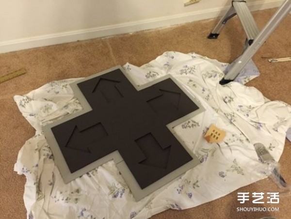 Video game nerd dad: Transform the childrens room into a Nintendo game console!Create a Nintendo console! 