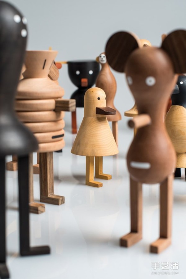 Healing wooden toys designed by Isidro Ferrer