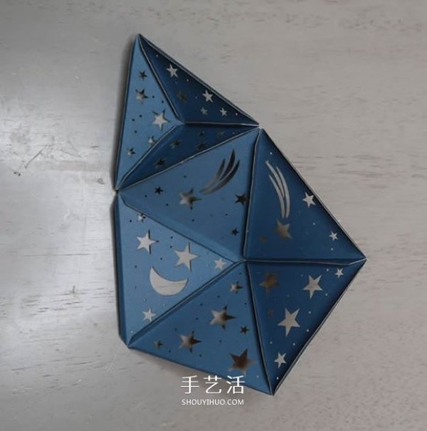 Tutorial on how to make your own icosahedral star projection lamp