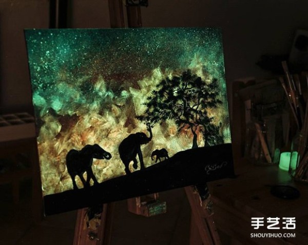 The art of not giving up day and night! Criscos luminous dream creative paintings