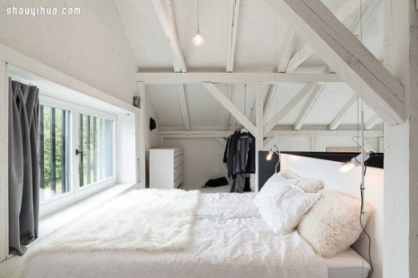 Barn renovation is also beautiful, low-key fashionable villa design in black and white