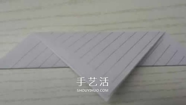 Kindergarten handmade origami tutorial, the simplest illustration of folding a dove of peace