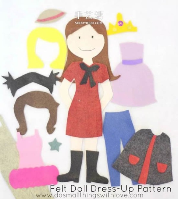 How to make a homemade dress-up doll with just a few pieces of cloth so your child can