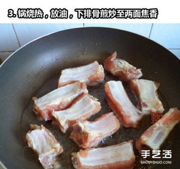 How to make homemade garlic spicy pork ribs, how to make garlic spicy pork ribs delicious