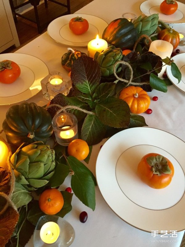 How to make the dining table beautiful to welcome guests, using only supermarket materials to decorate the dining table