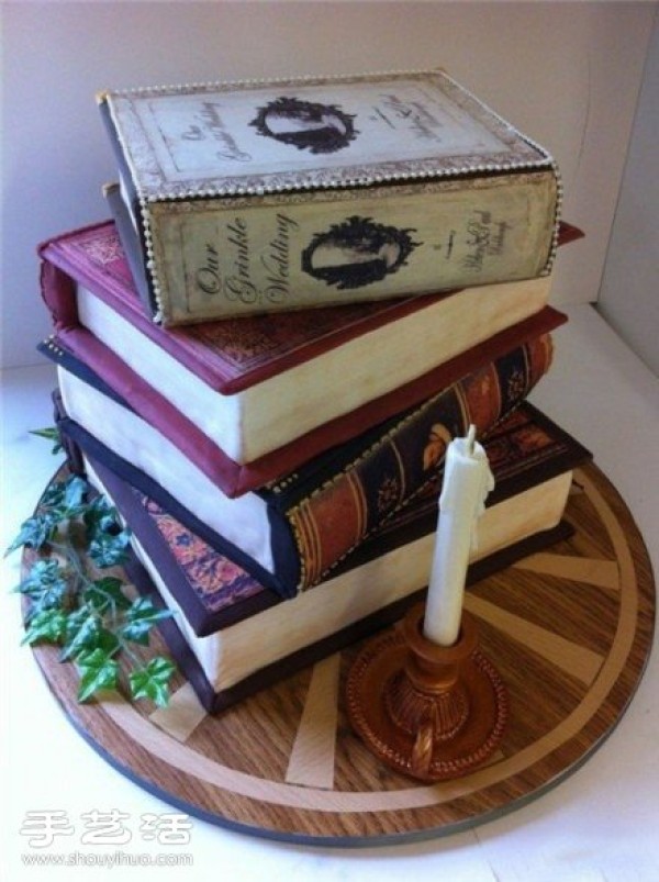 What will the creative book cake taste like? 