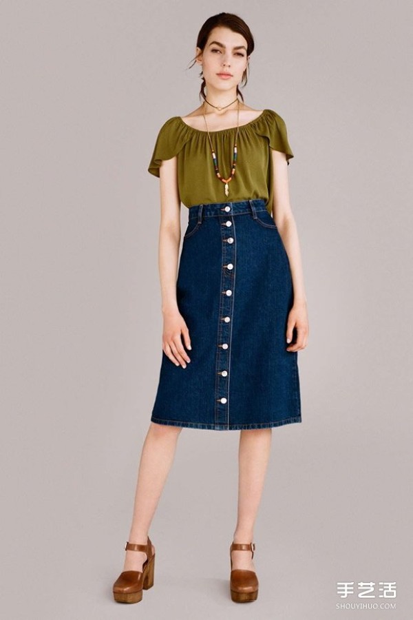 Show fashionable and rigid beauty, this is how girls look good in denim skirts! 