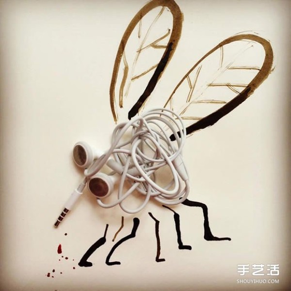 Creative DIY combining daily items and illustrations will amaze you again and again