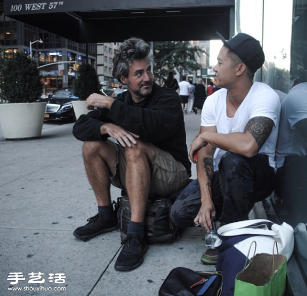 Mark Bustos, a benevolent barber who walks the streets of New York