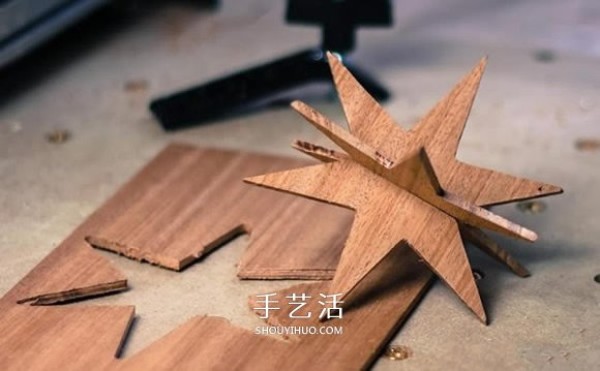 Romantic Starlight Decoration Handmade Wooden Board and Star Ornament Tutorial