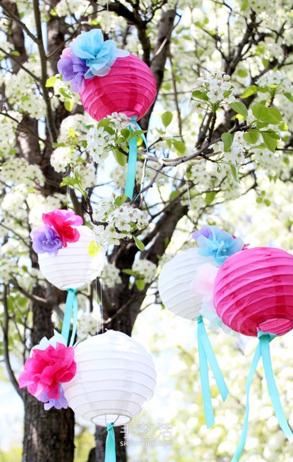 16 charming handicraft decorations made by DIY with various flowers