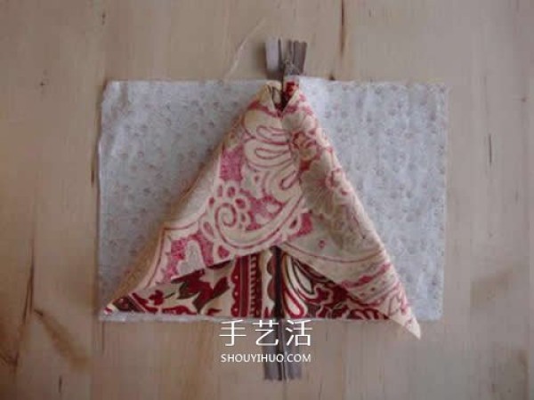 How to make a double-layer zipper cloth bag, homemade fabric zipper bag DIY diagram