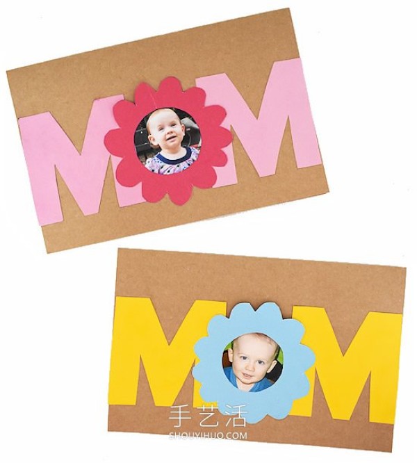 Super Simple Mothers Day Photo Card Handmade Tutorial