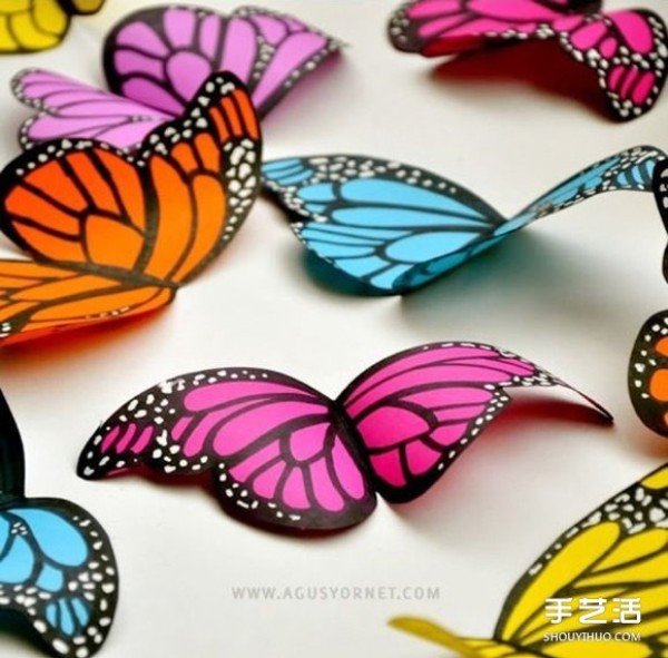 How to cut a butterfly with a step-by-step illustration and a simple tutorial for children to cut a paper-cut butterfly