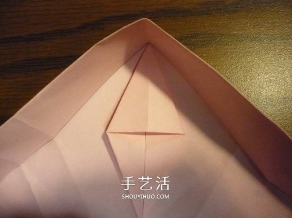 Heart-shaped gift box origami method and how to fold a covered and covered love box with illustrations