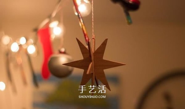 Romantic Starlight Decoration Handmade Wooden Board and Star Ornament Tutorial