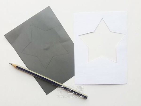 How to make handmade Christmas stars and Christmas trees from cardboard