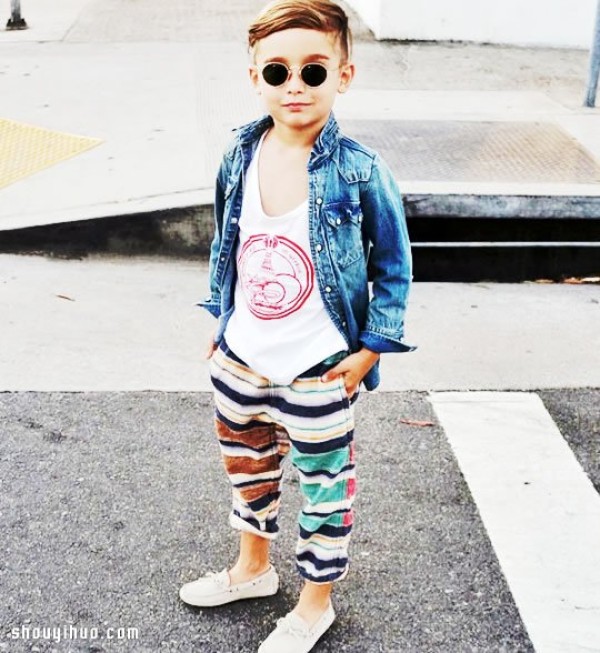 Alson Mateo, the worlds youngest fashionable man, only five years old