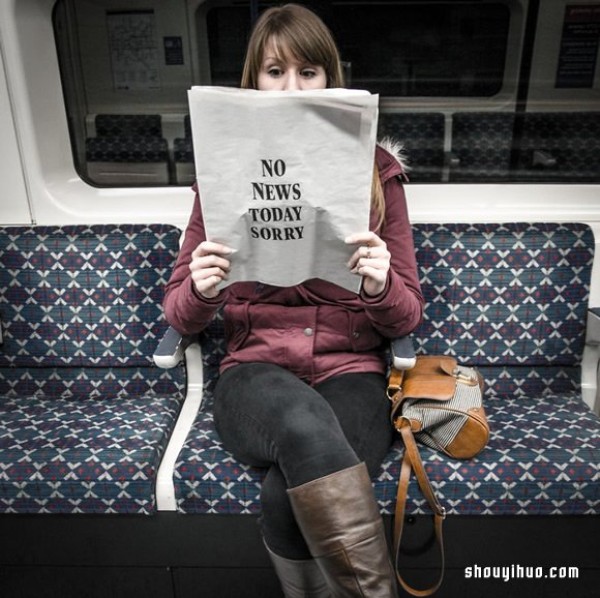 The photographer uses humorous lenses to subvert your impression of London