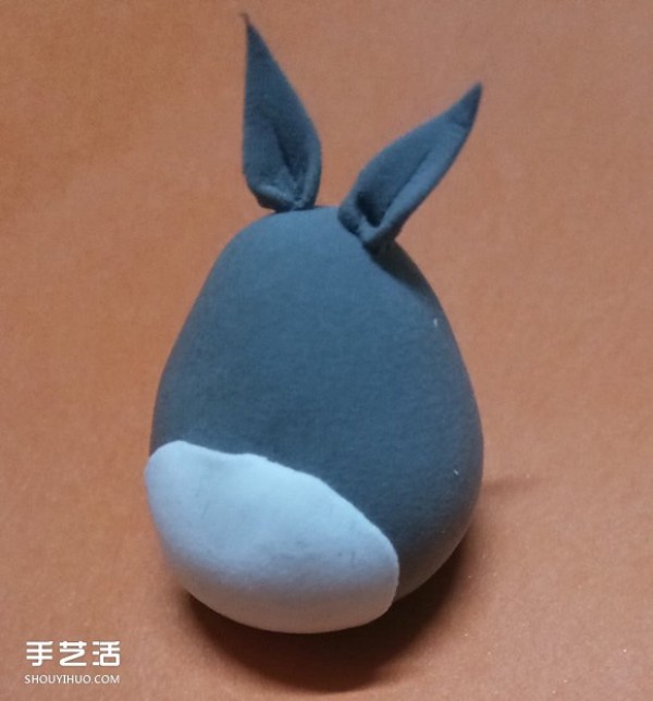 How to use ultra-light clay to make Totoro, ultra-light clay Totoro tutorial illustration