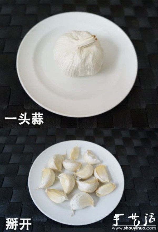 The technique of peeling garlic teaches you how to peel garlic quickly