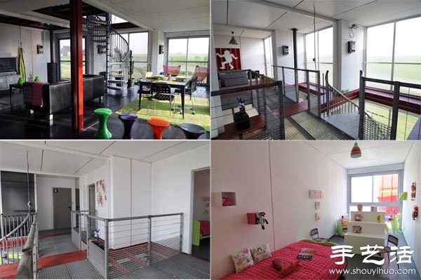 Container renovation DIY fashionable modern villa