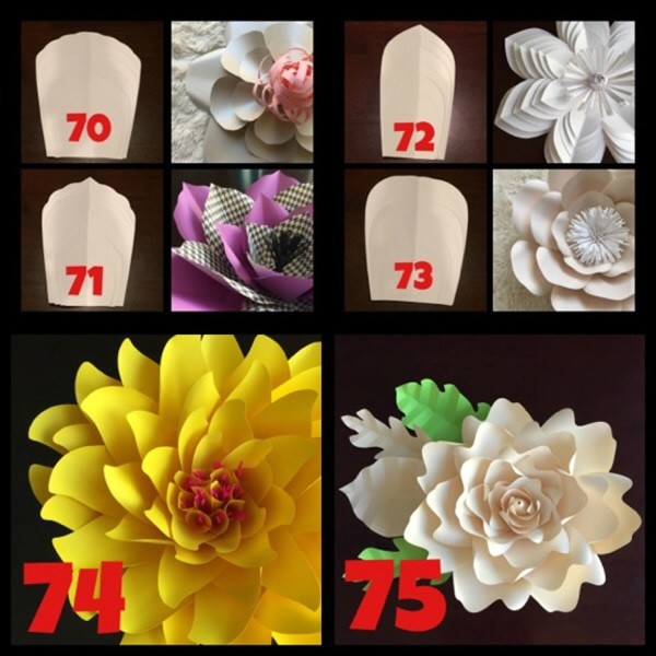 How to make handmade paper flowers with many beautiful paper flowers with complete illustrations