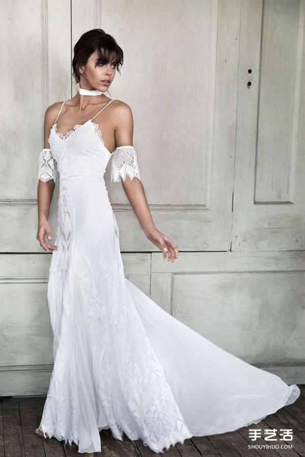 Niche wedding dress brand Grace Loves Lace white lace dress