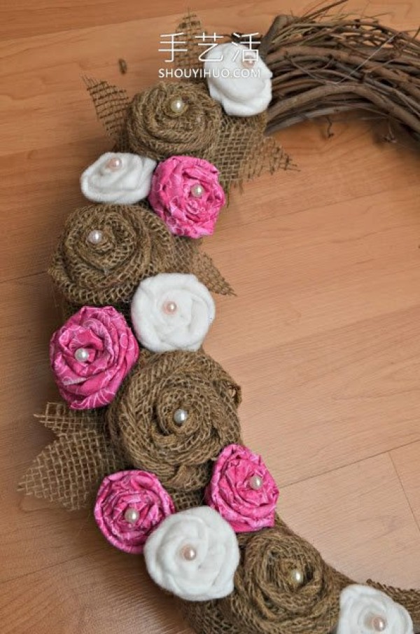 16 charming handicraft decorations made by DIY with various flowers