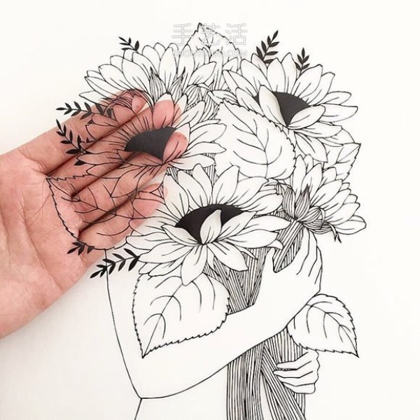 Intricate paper sculptures highlight the beauty in fragility! 