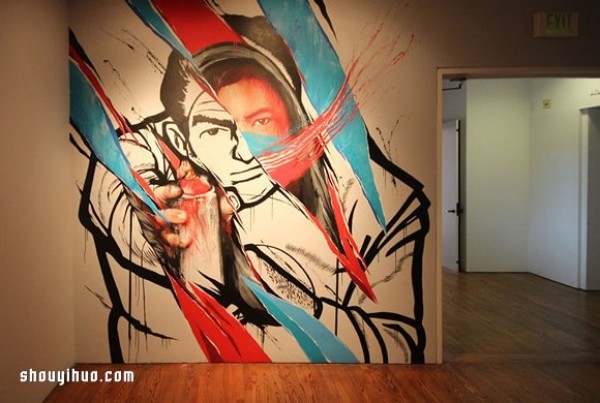 Free Street Art Exhibition allows artists to express themselves on white walls