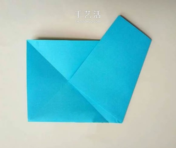 Five-cornered star origami illustration, how to fold an inner and outer double five-pointed star