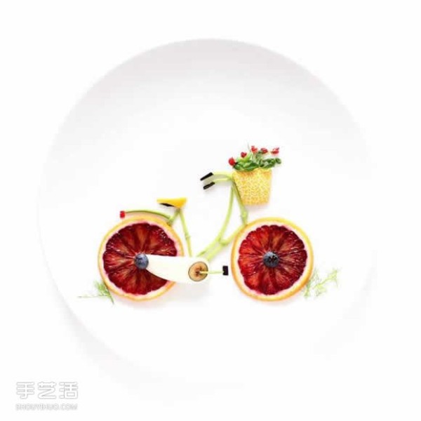 Art on the Plate uses vegetable and fruit kitchen waste to create a culinary canvas