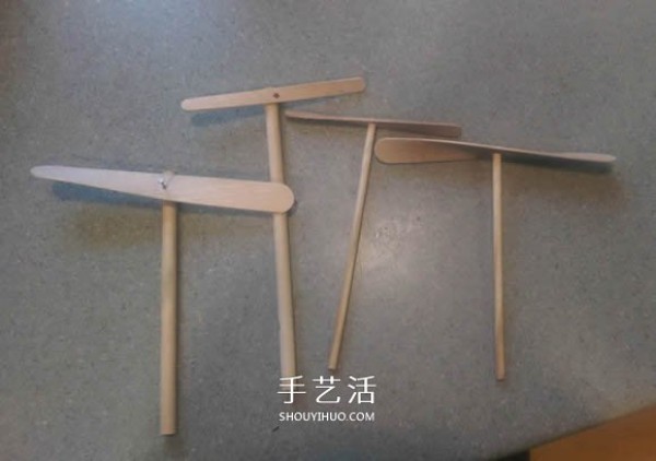 How to make a windmill and bamboo dragonfly with ice cream sticks