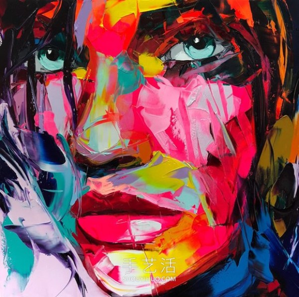 Vivid colors and textures! Appreciation of palette knife portrait paintings