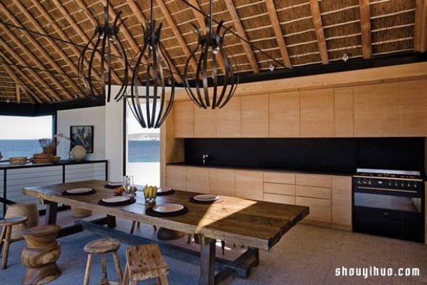 Open plan house decoration design on the west coast of Cape Town