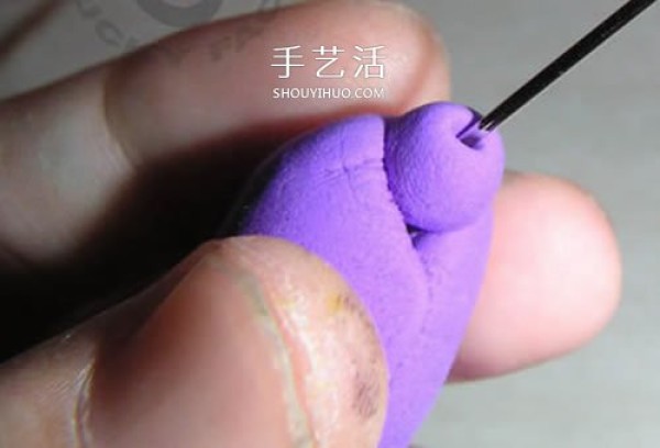 Interesting plasticine DIY, illustrations of how to make funny finger dolls