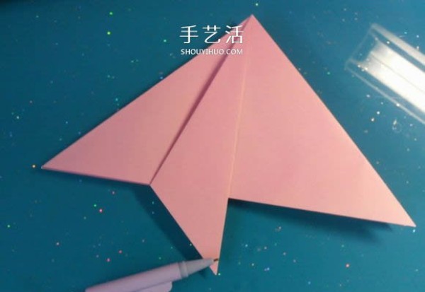 How to fold a 3D origami diamond into an oversized gift for your girlfriend