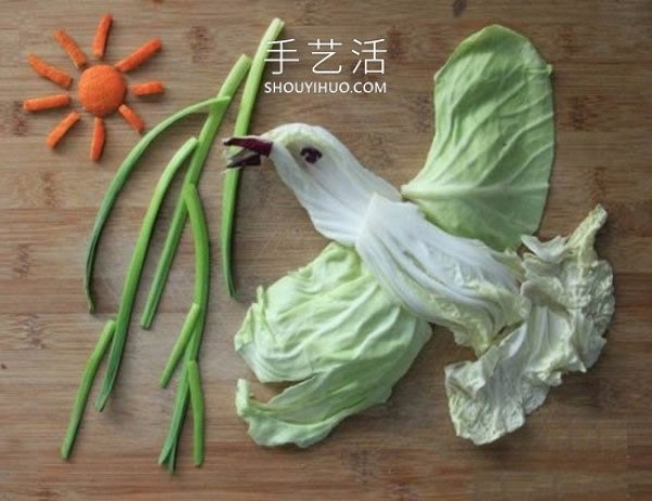 How to draw a vegetable platter for children is simple and cute