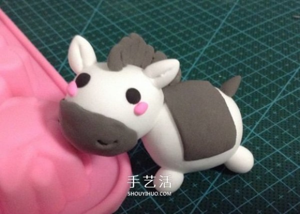 Ultra-light clay pony making illustrated cartoon horse clay DIY tutorial