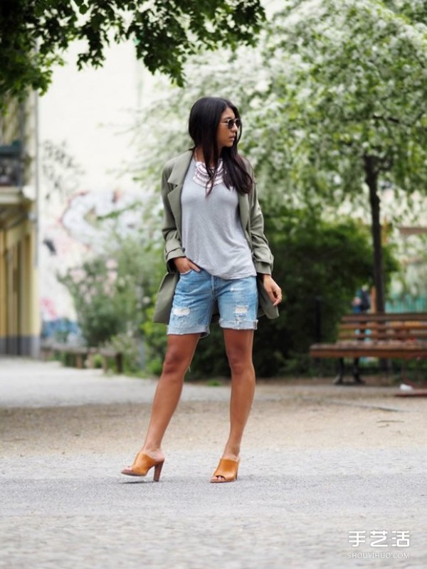 Pairing with denim shorts: 13 ways to keep you cool all summer