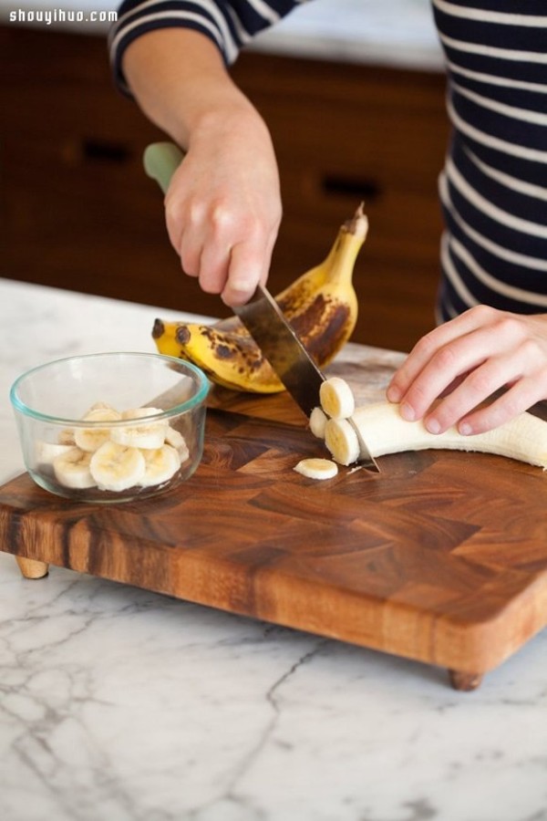 Just use a banana to make healthy low-fat handmade ice cream