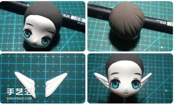 Ultra-light clay DIY production of DN Dragon Nest female archer doll figure