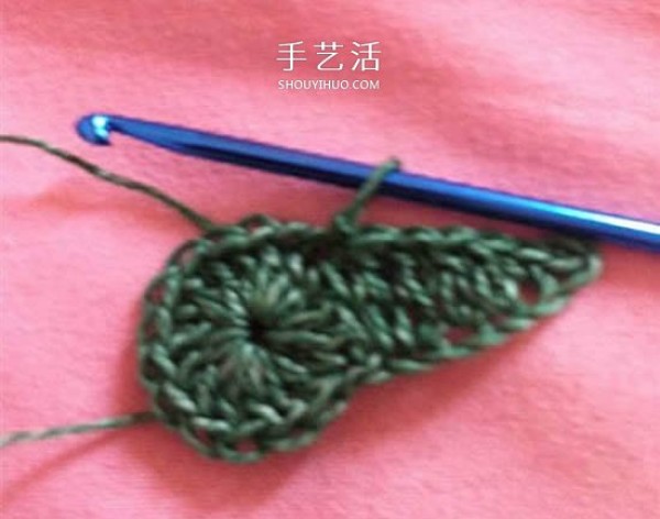 How to knit a five-pointed star, crochet small star diagram